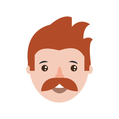 cartoon man icon