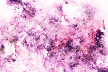 Abstract pink marble texture. Fractal background. Fantasy digital art. 3D rendering.