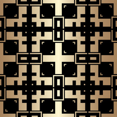 Obraz premium Art deco vintage seamless pattern. Template for design. Vector illustration eps10