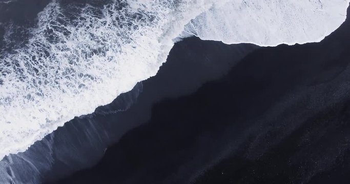 Black sand beach in Iceland