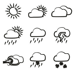 Weather Icons Freehand 