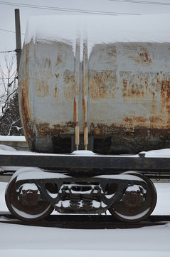 Parts Of The Snowy Freight Railcar