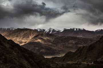Beautiful landscape in Himalayas , Ladakh , India