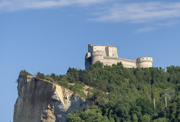 The road to San Leo (Romagna, Italy)