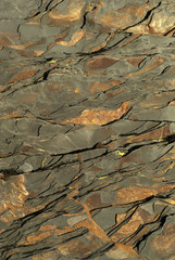 texture: gray-brown layered natural rock