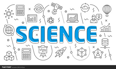 Power Lines Slides illustration Point template science