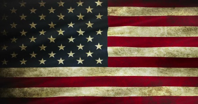 closeup of grunge American USA flag, united states of america, national patriotic flag