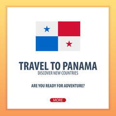 Obraz na płótnie Canvas Travel to Panama. Discover and explore new countries. Adventure trip.