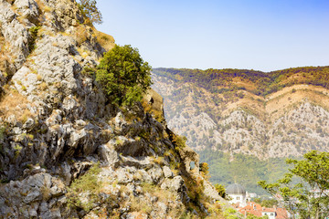 City in the mountains