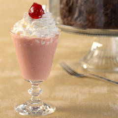 Cherry Chocolate cake cocktail