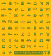 Set of shopping icons