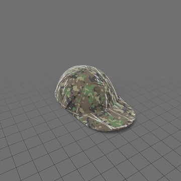 Camouflage baseball hat 1