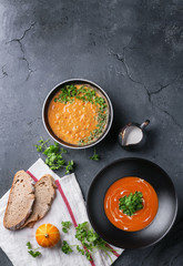 Pumpkin cream soup
