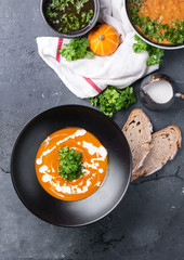 Pumpkin cream soup