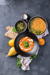 Pumpkin cream soup