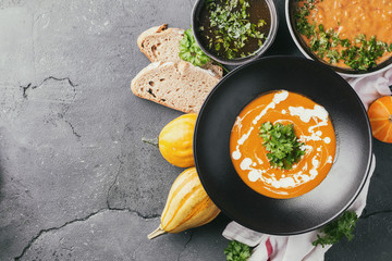 Pumpkin cream soup