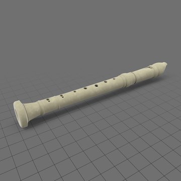 Plastic flute