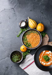 Pumpkin cream soup