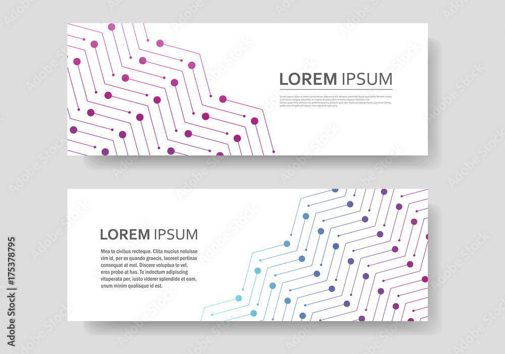Aufkleber Modern vector pattern. Repeating geometric tiles with dotted and line