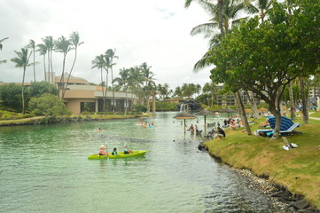 Fototapeta premium KAYAK IN HAWAII