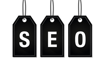 schwarze seo etiketten