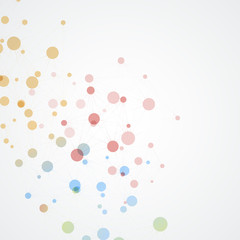 Molecular bonds connected in random order. Topical background for technology and the future
