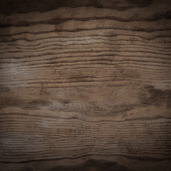 Dark cratched grunge Wooden texture with grain and horizontal lined..