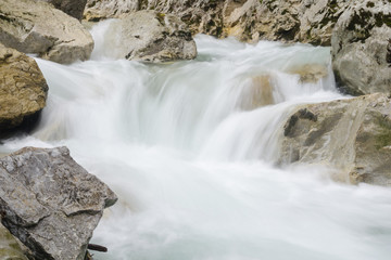 Small waterfall in Mala Fatra NP, Slovakia