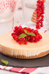 Redcurrant cheesecake. 