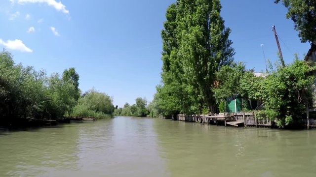 Delta of Danube. Vilkovo. Ukraine.