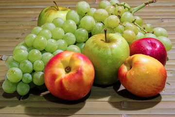 summer still life of fruit