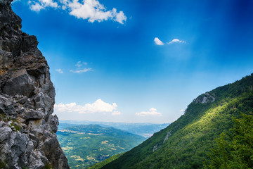 Fototapeta premium look at the beautiful mountain Tara