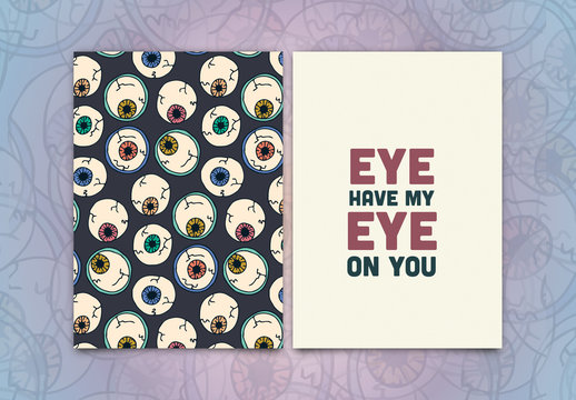 Halloween Greeting Card Layout 3