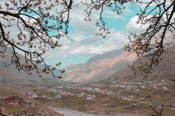 Mountain village view 