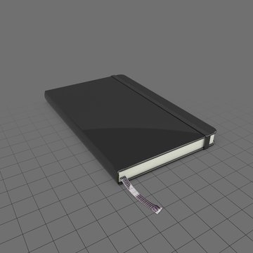 Notebook with elastic strap 1