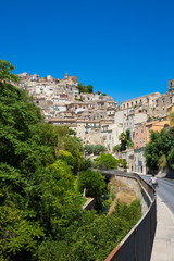 Ragusa (Sicily, Italy) - Landscape of the ancient centre of Ragusa seen from Ibla