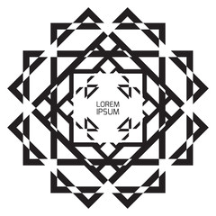 Geometric ethnic pattern