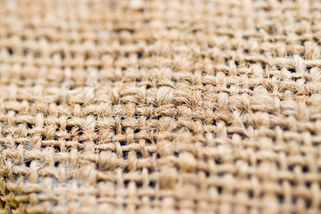 Background of old sack material