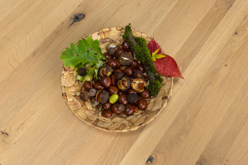 Herbstliche Dekoration