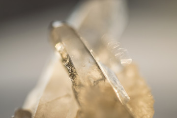 Quartz cristal rock detail