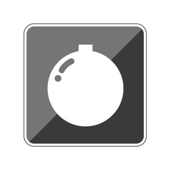 Weihnachtskugel - Reflektierender App Button