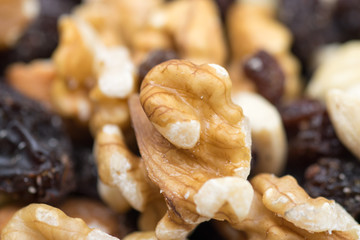 Nuts mixed, for backgrounds or textures