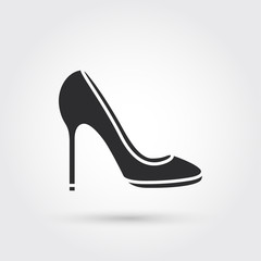 Woman shoes icon