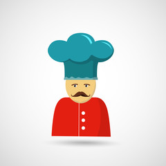 Chef in hat icon