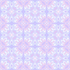 Abstract seamless pattern of wavy geometric forms. The optical distortion of the image.