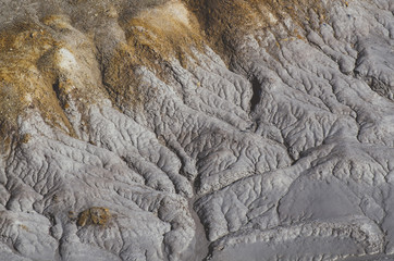 Abstract aerial view of mountains