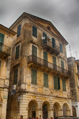 Corfu Old town, a popular tourist destination of Corfu. Greek Paradise.