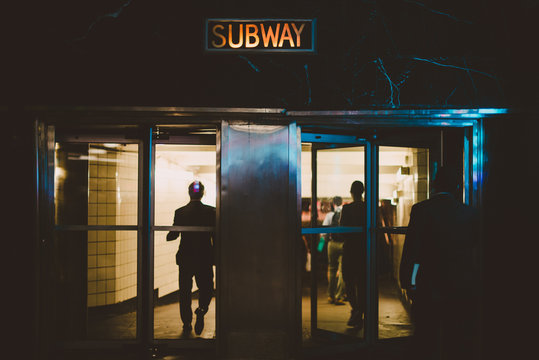Subway during rush hour