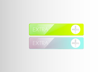 buttons, green, blue