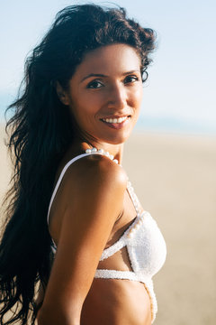 Portrait of a Beautiful Belly Dancer